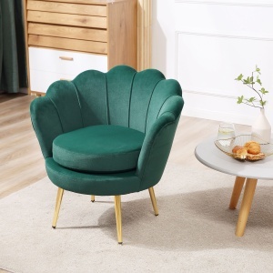 Fotoliu Vintage – Catifea Verde, Design Elegant Dormitor - Img 2