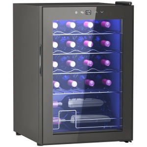 Frigider Vinuri – 20 Sticle, Geam Anti-UV, Temperatura 5–18 °C