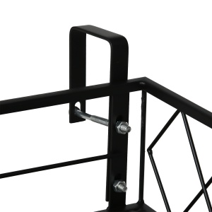 Jardiniera de Exterior cu Carlige pentru Balustrada, Suport Ghivece pentru Balcon si Terasa din Metal - Img 9