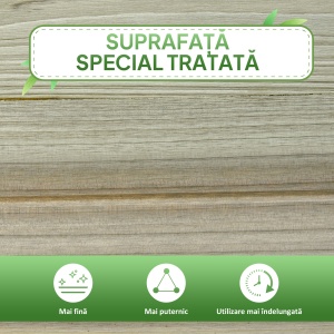 Jardiniera Inaltata din Lemn cu Picioare si Polita Inferioara pentru Gradina si Balcon 91x51x76cm - Img 7