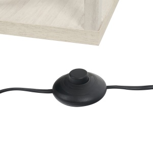 Lampa de Podea cu 3 Polite Integrate Cuplare E27 Putere 40W Stejar - Img 9