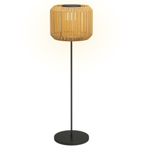 Lampă Solară de Grădină cu Iluminare LED și Aprindere Automată, Ø34x130 cm, Galben - Img 1