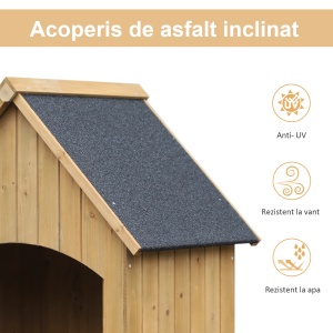Magazie de Scule de Gradina din Lemn Impermeabila cu Usi si Rafturi, 77.5x54.2x179.5 cm - Img 4