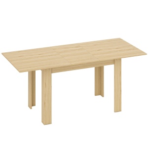 Masa extensibilă, 140-180 cm, finisaj lemn natural, pentru 6-8 persoane - Img 1