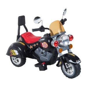 Motoreta Electrica pentru Copii 3-6 ani cu 3 Roti 6V, Negru - Img 1