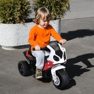 Motoreta Electrica pentru Copii BMW S1000RR Originala, 3 Roti cu Lumini si Sunete Reale, Rosu - Img 2