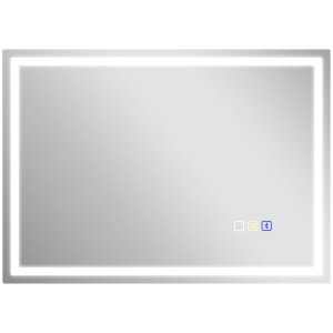 Oglindă Baie Antiaburire cu Lumină LED și Difuzor Bluetooth 50x70 cm - Img 1