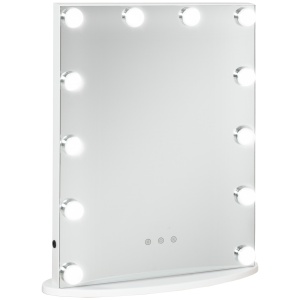 Oglinda de Machiaj cu LED & Reglaj Tactil de Lumina