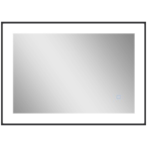 Oglinda LED pentru Baie cu 3 Temperaturi și Lumină cu Intensitate Reglabilă, 70x3x50 cm, Negru - Img 1