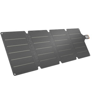 Panou Solar Pliabil 36W, Încărcător Solar Portabil cu Conector Type-C la USB-A, Alimentare pentru Exterior