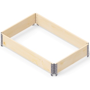 Pat ridicat de gradina 120x80x19.5 cm din lemn Upyard