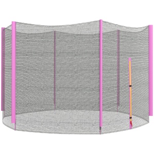 Plasa de siguranta pentru trambulina 305cm, Roz