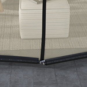 Plasă de Țânțari pentru Umbrelă cu Ochiuri Dense și Deschidere cu Fermoar, 3x2,3 m, Bej - Img 8