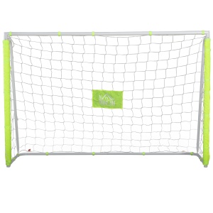 Poarta Fotbal Metalica – Alb/Galben cu Plasa Oxford - Img 4