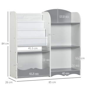 Raft pentru jucarii pentru copii Mobilier dormitor din lemn mobilier pentru sufragerie si cresa gri pentru scoala mobilier camera copilului birou pentru copii mici - Img 3