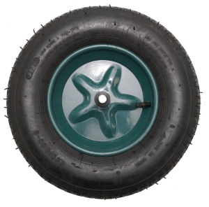 Roata roaba - TT - pentru ax 14mm - mixt - 4.00-8 4PR