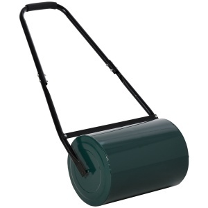 Rolă de Grădină din Oțel de Înaltă Rezistență, Umplută cu Apă sau Nisip, 102x50x30 cm, Verde - Img 1