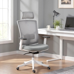 Scaun de Birou Ergonomic și Respirabil cu Suport Lombar Dinamic 4D, 64.5x62.5x112-122 cm, Multicolor - Img 2