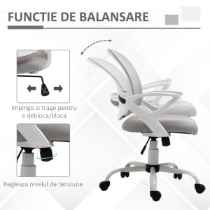 Scaun de Birou si pentru Masa de Lucru Ergonomic cu Înaltime Ajustabila - Img 4