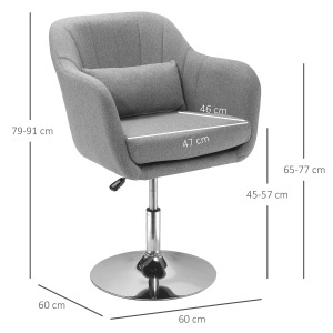 Scaun Pivotant 360° cu Suport Lombar - Img 3