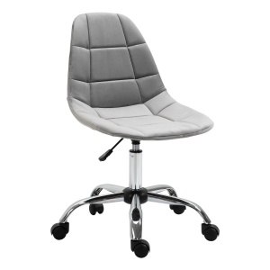 scaun rotativ, ergonomic, 59x59x81-91cm gri - Img 1
