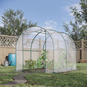 sera gradina tip tunel din PVC, 250x200x200 cm - Img 2