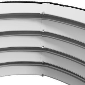 Set de 2 Paturi inaltate pentru Gradina, Jardiniera inaltata pentru Exterior cu Margine de Protectie - Img 9