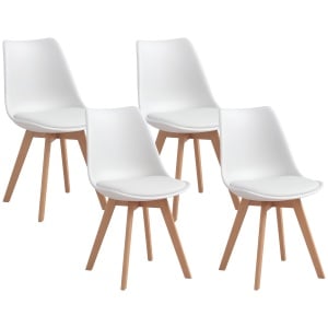 Set de 4 Scaune de Masa, Scaune Moderne de Bucatarie