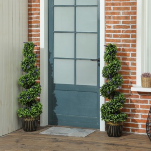 Set de Două Plante Artificiale Lavandă 90cm - Img 2