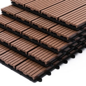 set gresie de gradina, 30x30x2.2cm, maro - Img 8