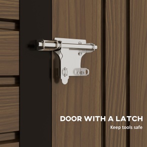 sopron Metalic de Depozitare pentru Gradina, 6.2 x 4.3 ft - Img 5