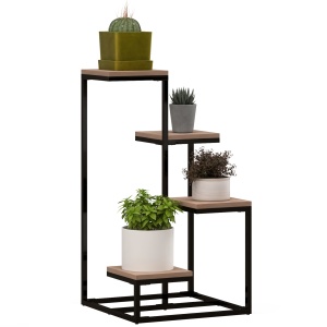 Stand de Flori pe 4 Niveluri, Maro
