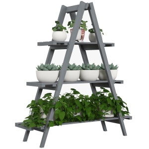 Suport de plante din lemn , suport pentru ghivece