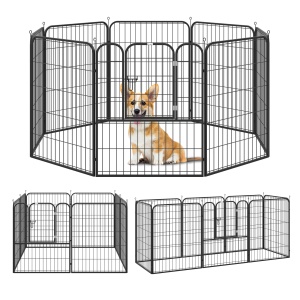 tarc Modular Animale 79×100 cm – 8 Panouri Metalice Interior/Exterior - Img 1