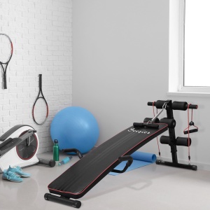 banca fitness multifunctionala, reglabila 56.5x136 cm - Img 2