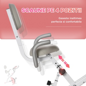 Bicicleta Pliabila 2-in-1 – Rezistenta Reglabila & Elastice Brate - Img 5