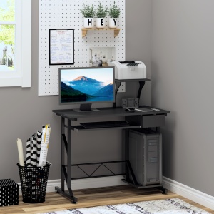 birou calculator, cu suport glisant,90x50x95 cm - Img 2