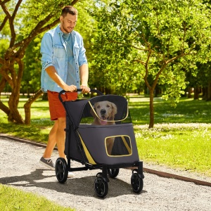 Carucior Animale – Roti Universale & Amortizor pentru Confort - Img 2