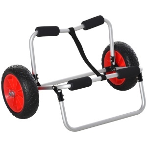 Carucior de Plaja Pliabil pentru Caiac si Canoe cu Protect