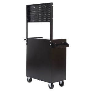 Cărucior scule pentru Atelier cu Sertar Negru și Portocaliu 61.5 x 33 x 76cm - Img 8