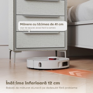 Comoda cu 4 Sertare în Oțel cu Acoperire în Țesut cu Efect de In, 60x36x88 cm, Gri - Img 6