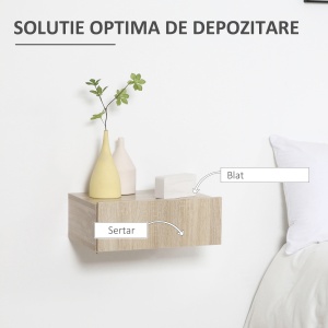 Comodine Suspendate 40×30 cm in Stil Modern – Legno - Img 4