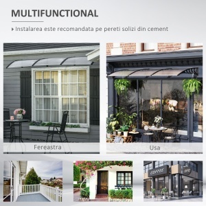 Copertina Exterior – Policarbonat & Aluminiu pentru Usi & Ferestre - Img 6