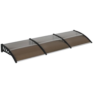 Copertina Exterior 300×100 cm – Policarbonat & Aluminiu Maro - Img 1