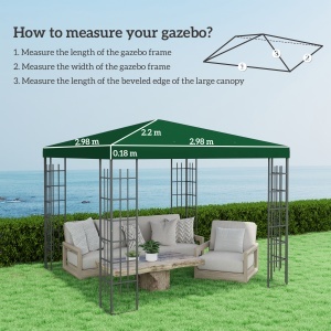 Copertina Foisor 298×298 cm Verde - Img 3