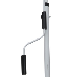 Copertina pentru soare de exterior tip rulou tip rulou cu manivela, inaltime si unghi reglabil, 200x150cm - Img 8