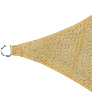 Cort Parasolar Dreptunghiular pentru Exterior cu Protecție UV Respirabil cu Frânghii de Fixare, 3x4 m, Bej - Img 9