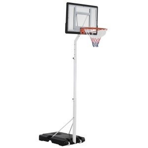 Cos Baschet Reglabil – 210-260 cm, cu Panou PVC & Roti - Img 1