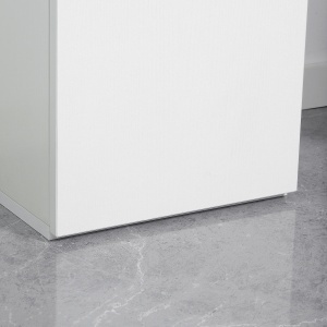 Dulap Baie 180 cm – Alb, Cu Sertar & Rafturi Reglabile - Img 9