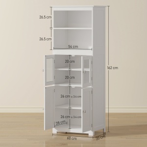 Dulap Camara cu Usi din Sticla – MDF Modern - Img 3